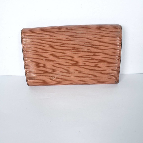 Louis Vuitton LV Epi Leather Wallet Brown Medium Envelope Unisex Vintage - Picture 2 of 14